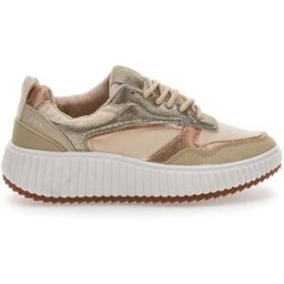 Sneakers Beige con Inserti Metallizzati First Lady 012 da Donna 38