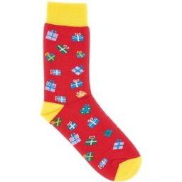 Calzini Rossi Con Regali Taglia Unica Crazy Socks 019 00