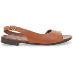 Sandali Flat Brandy In Vera Pelle Pittarello Look 225110 38