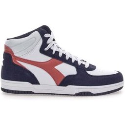 SNEAKERS MID-CUT BIANCHE CON DETTAGLI VIOLA DIADORA RAPTOR HIGH SL 44