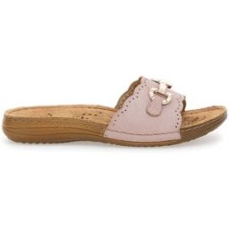 Ciabatte Rosa Con Sottopiede in Vera Pelle Tiglio 4310 41