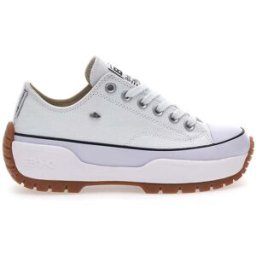 Sneakers Bianche In Tela Con Platform British Knights Kaya Low Fly 37