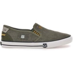 Sneakers Slip-On Verde Militare Route 66 21808 41