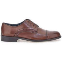 Scarpe Stringate Marroni In Vera Pelle da Uomo Pittarello 7715 41