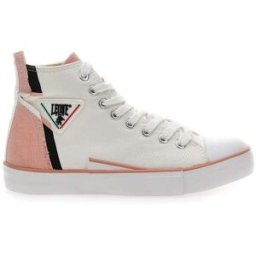 Sneakers Mid Cut in Tela Bianche Leone 41 39