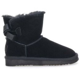 Stivaletti Vera Pelle Pittarello Wow 3158 Neri con Fiocco 36