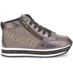 Sneakers Nere metalliche con brillantini laterali LAURA BIAGIOTTI 87129385 33