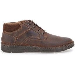 Scarpa Stringata Alta In Vera Pelle Marrone Altemberg 2414 41