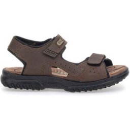 Sandali Sportivi Marroni Con Sottopiede in Pelle Marmaduke 2426 41