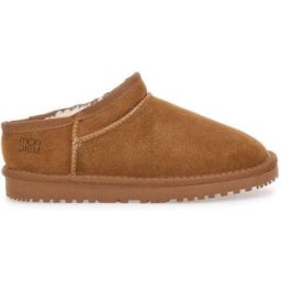 Zoccoli Cammello con Pelo in Vera Pelle MON DIEU WD5530T 37