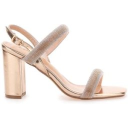 Sandali Oro Rosa con Tacco The First 256 36