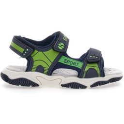 Sandali Blu e Verdi con Fasce con Velcro Superga 63479 31