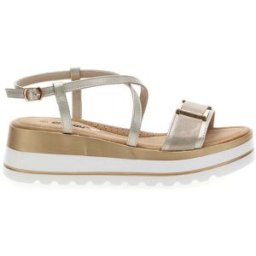 Sandalo oro con cinturino e zeppa ENERGY 494 36