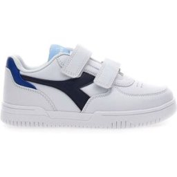 Sneakers bianche e blu con velcro DIADORA RAPTOR LOW PS 30