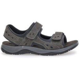 Sandali Grigi Con Strappi e Plantare In Pelle Inblu 08 To 41