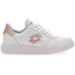 Sneakers Bianche e Rosa con Glitter Lotto Venus 1 AMF III GLI W 37