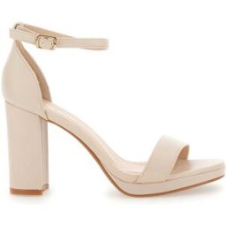 Sandali con Tacco Beige Le Havre Paris 33671 38