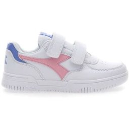 Sneakers Bianche con Logo Rosa Diadora Raptor Low Ps 33