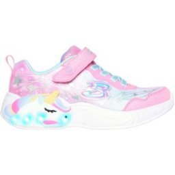 Sneakers con Luci Rosa da Bimbi Skechers Unicorn Dreams-Wishful Magic 34
