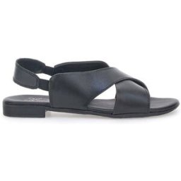 Sandali Flat Neri In Vera Pelle Pittarello Look 225435 37