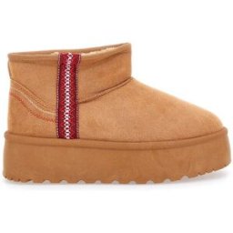 ME & ME Stivaletti Camel Con Pelo e Flatform ME&ME 002 38