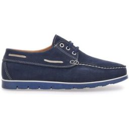 Scarpe Stringate Blu In Vera Pelle Claremorris 9 41