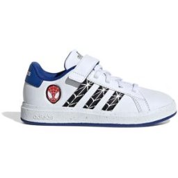 Sneakers bianche e blu ADIDAS Marvel's Spider-Man Grand Court Kid 33