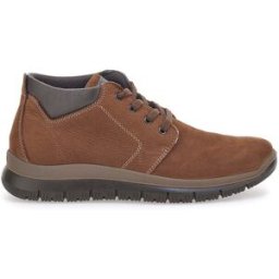 Scarpa Stringata Alta Vera Pelle Marrone Imac 452700 41