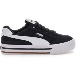 Sneakers Nere e Bianche In Tela Puma Court Classic Vulc Fs Jr 37½