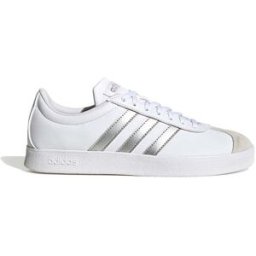 Sneakers Bianche con Bande Argento Adidas VL Court Base 36⅔