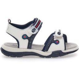 Sandali Bianchi Con Strappi in Velcro Superga 63278 32