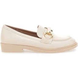 Mocassini Beige con Morsetto Oro Talemi 2401 37