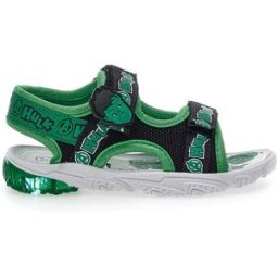 Sandali Verdi e Neri Con Strappi in Velcro Disney Hulk 1010159 29