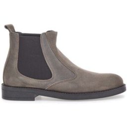Stivaletti Beatles Tortora in Pelle Scamosciata Longford 09 41