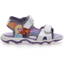 MINNIE Sandali Viola e Argento Con Strappi In Velcro Frozen 17308 31