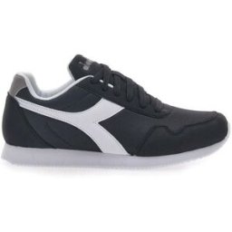 Sneakers Nere Con Logo Bianco Diadora Simple Run 42½