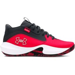 Scarpe da Basket Nere e Rosse Under Armour Lockdown 7 38