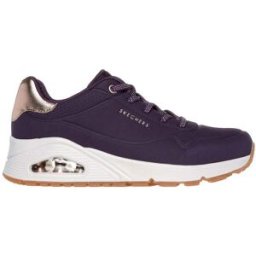 Sneackers viola con suola bianca e dettagli oro Skechers Uno - Shimmer Away 37