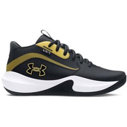 Scarpe da Basket Nere e Oro Under Armour Gs Lockdown 7 38
