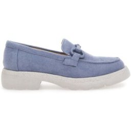 Mocassini Celeste Pastello Con Morsetto Le Havre Paris 230054 38