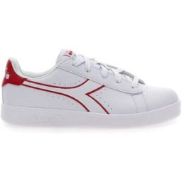 Sneakers bianche con logo rosso e velcro DIADORA GAME P GS 38