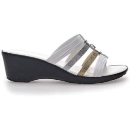 Ciabatte Bianche con Dettagli Oro e Argento Cafe' Cost 14827 38