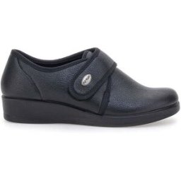 Pantofole nere chiuse con velcro FLY FLOT 38862 36