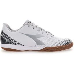 Scarpe da Calcetto Indoor Bianche con Logo Silver Diadora Pichichi 6 Idr 41