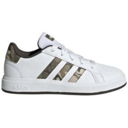 Sneakers Bianche e Mimetiche Adidas Grand Court 2.0 K 38⅔