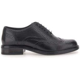 Stringate Inglesi Nere con Tomaia In Pelle MIO TEMPO 2132 36
