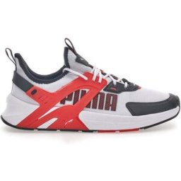 Sneakers Bianche con Dettagli Rossi e Neri Puma Pacer + 46