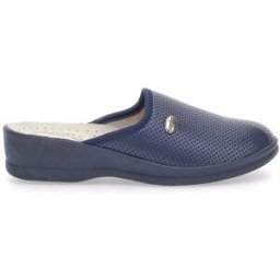 Ciabatte Blu Made In Italy Con Plantare In Vera Pelle Le Soft 824100 40