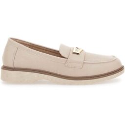 Mocassino Beige con Morsetto Color Oro Le Havre Paris 3202121 37