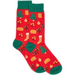 Calzini Mid Calf Rossi Natalizi Crazy Socks 007 00